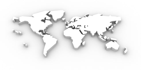 World paper map
